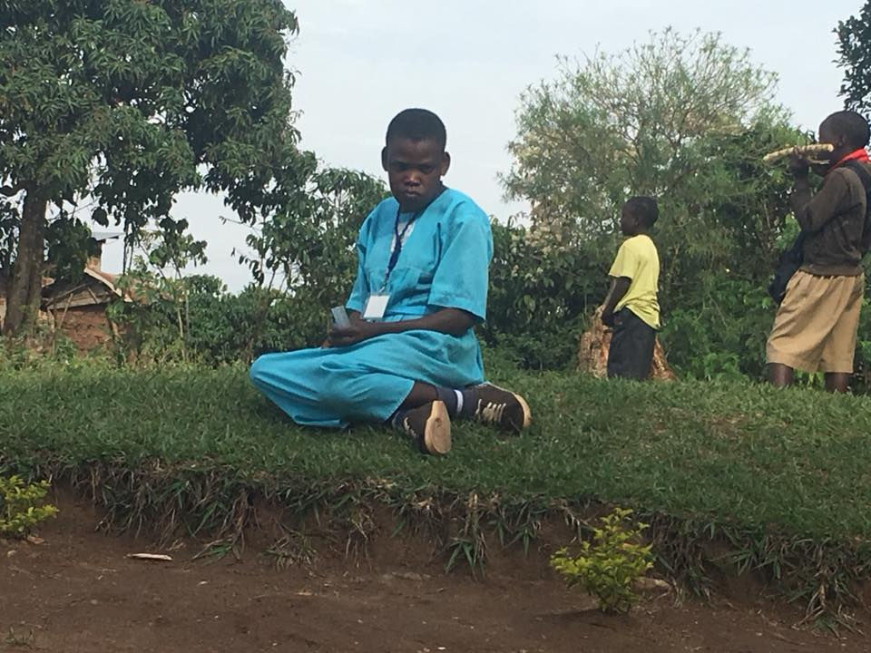 This student has special needs, but the teachers and staff have continued to look out for her and provide for her in ways as they can. Ssemakula writes "Jessica never lets us never forget the other side of life. We discourage the children from calli