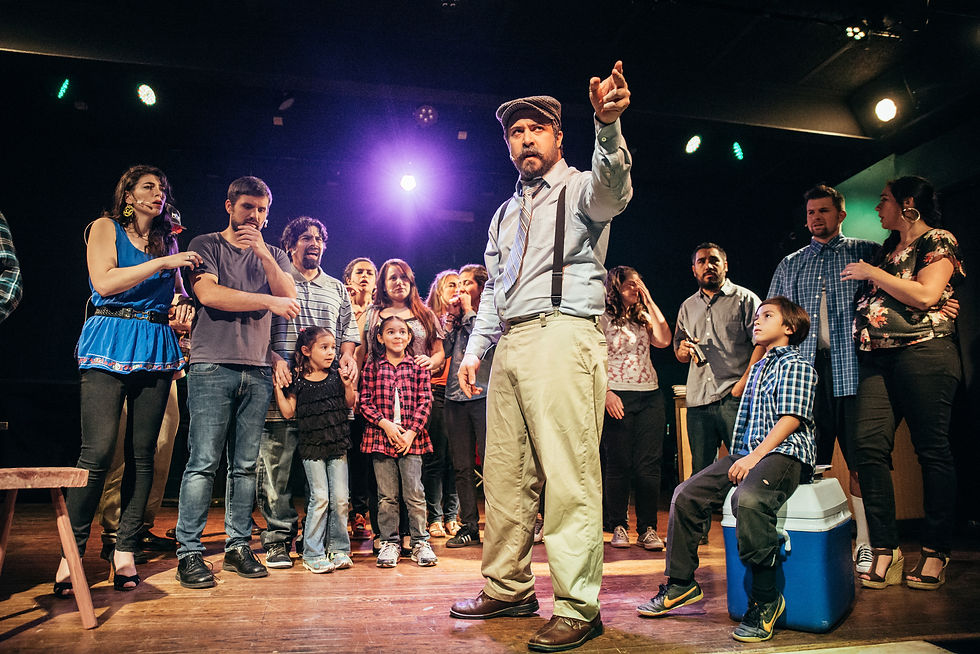 In the play, "Granpa," played by Corey Streeter, finds himself relating more to the kitchen staff than his own grandson who opened the "authentic Irish pub." 