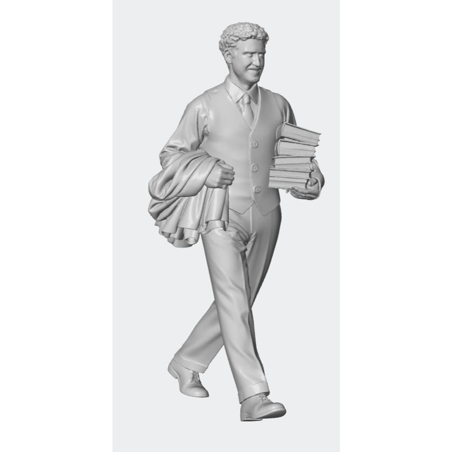N416 Bustling Scholar - EVERYDAY FIGURES - Choose your scale