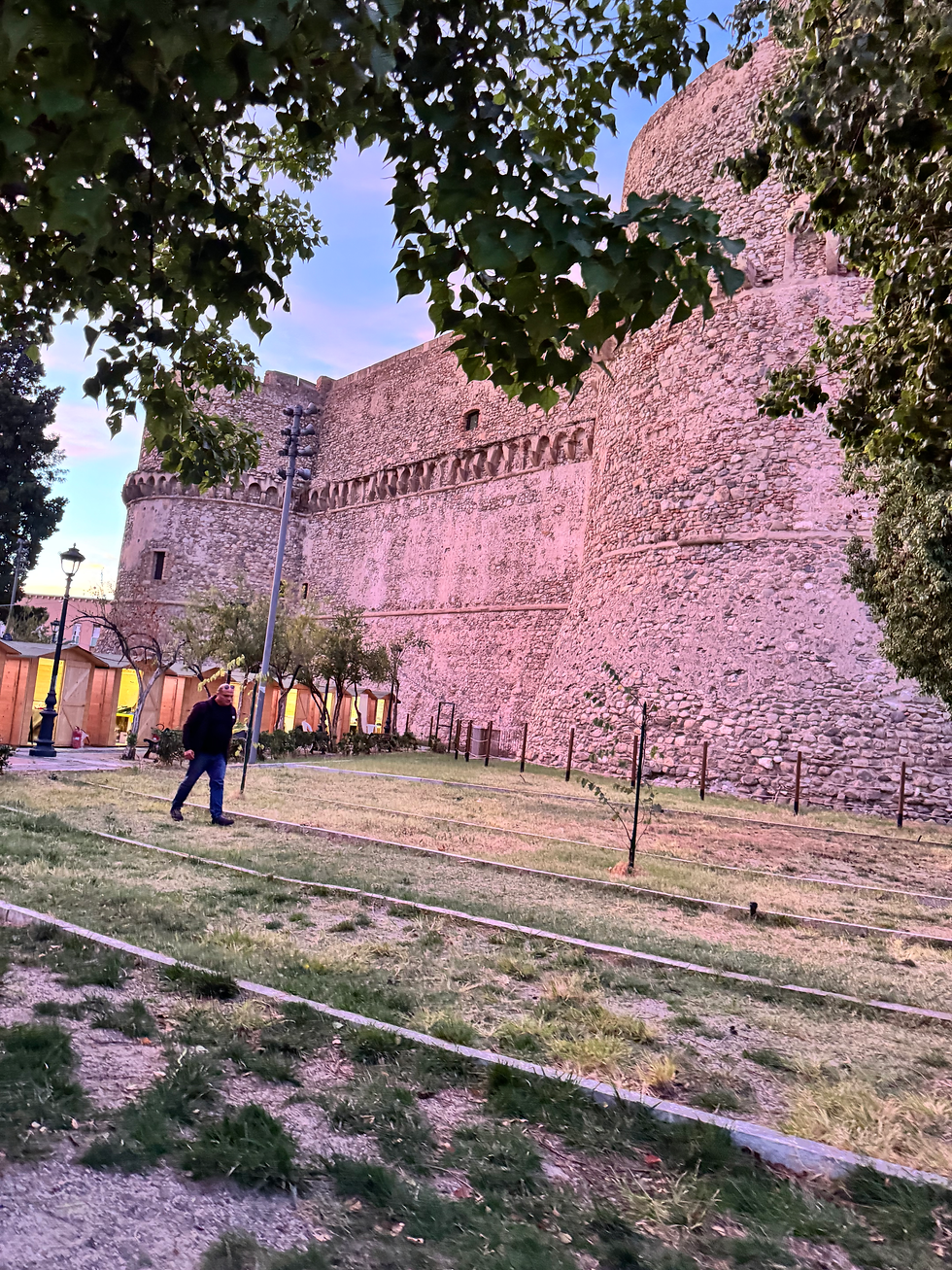 En arrivant au festival de la bergamote