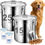 Thumbnail: Dog Food Storage Containers, Large Stainless Steel Pet Food Storage Containers 