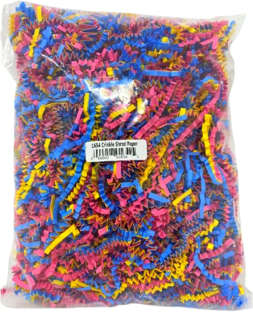 Bonka Bird Toys 1654 Crinkle Shred Paper Foraging Foot Stuff Multicolored Parro