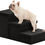 Thumbnail: Love's cabin Dog Stairs for Small Medium or Large Dogs with Storage and Adjusta
