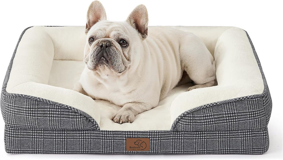 Thumbnail: Bedsure Orthopedic Dog Bed for Extra Large Dogs - XL Washable Dog Sofa Bed Larg