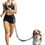 Thumbnail: Hands Free Dog Leash, Crossbody Dog Leash, 5.3-7.8Ft Waist Belt with Car Seatbe