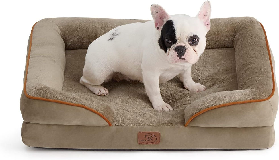 Thumbnail: Bedsure Orthopedic Dog Bed for Extra Large Dogs - XL Washable Dog Sofa Bed Larg