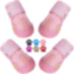 Thumbnail: QUMY Dog Shoes for Large Dogs, Medium Dog Boots & Paw Protectors for Winter Sno