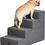 Thumbnail: EHEYCIGA Dog Stairs for Bed 18" H, 4-Step Dog Steps for High Bed, Pet Steps for