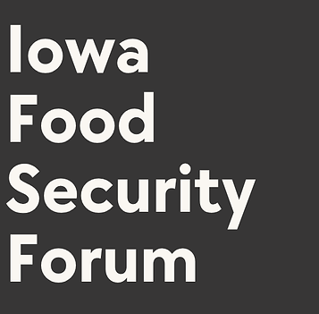 Text that reads "Iowa Food Security Forum."