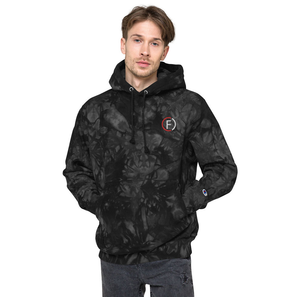 Thumbnail: Unisex Champion tie-dye hoodie