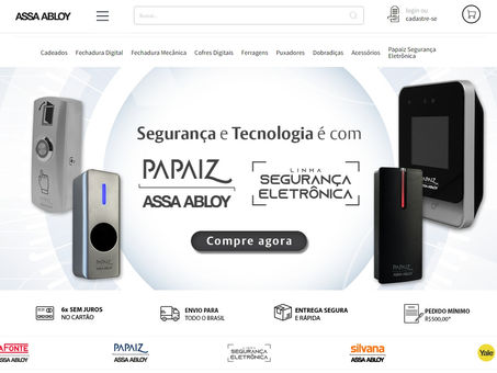 GRUPO ASSA ABLOY LANÇA E-COMMERCE VOLTADO PARA PESSOAS JURÍDICAS