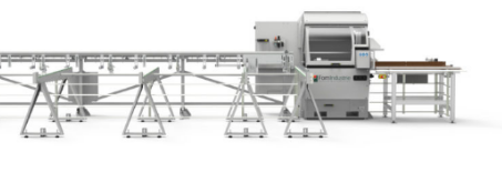 Linha automatizada integra corte e alimentação de perfis em processos industriais