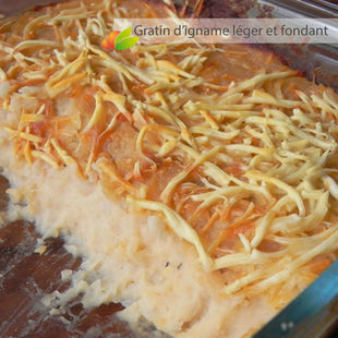 Gratin d'igname léger et fondant
