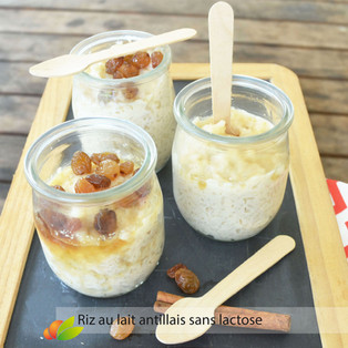 Riz au lait antillais (sans lactose)
