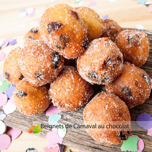 Beignets de Carnaval au chocolat