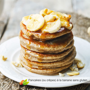 Pancakes (ou crêpes) à la banane sans gluten
