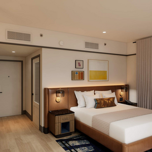 Rendering of Proposed King Guestroom Design