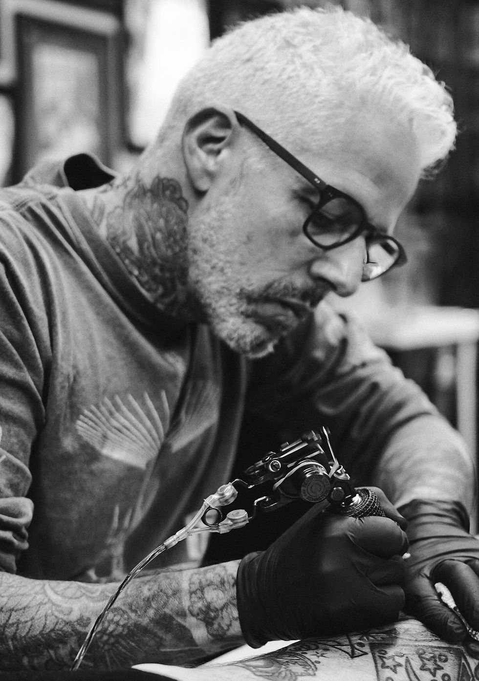 Luis Campos, tattoo artist at Holy Mountain Tattoo Asheville