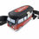 Miniature : VOLKSWAGEN BUS VW T1 Combi 3D Néoprène Sac de hanche - rouge/noir