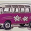 Miniatura: Magnet VOLKSWAGEN BUS VW T1  Hippie 4 modèles au choix