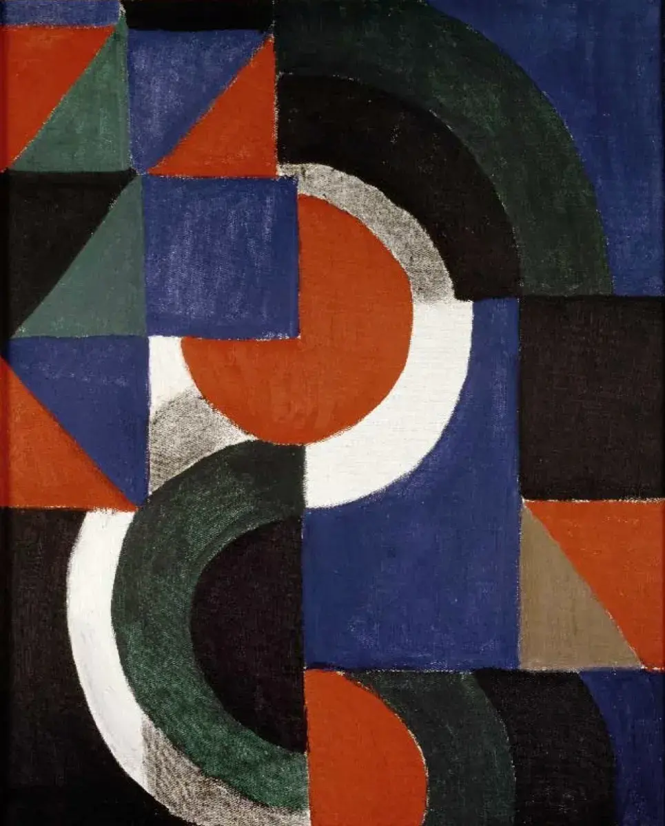 Sonia Delaunay, Rythme Couleur, 1959-60. Oil on canvas | Musée National d’Art Moderne, Centre Pompidou
