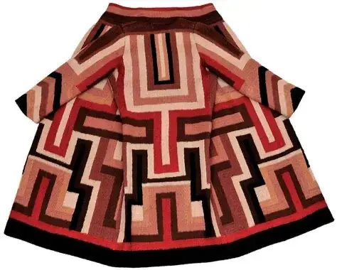 Sonia Delaunay, Coat made for Gloria Swanson, 1923–24. Wool, embroidery. Private collection | Cooper Hewitt, Smithsonian Design Museum