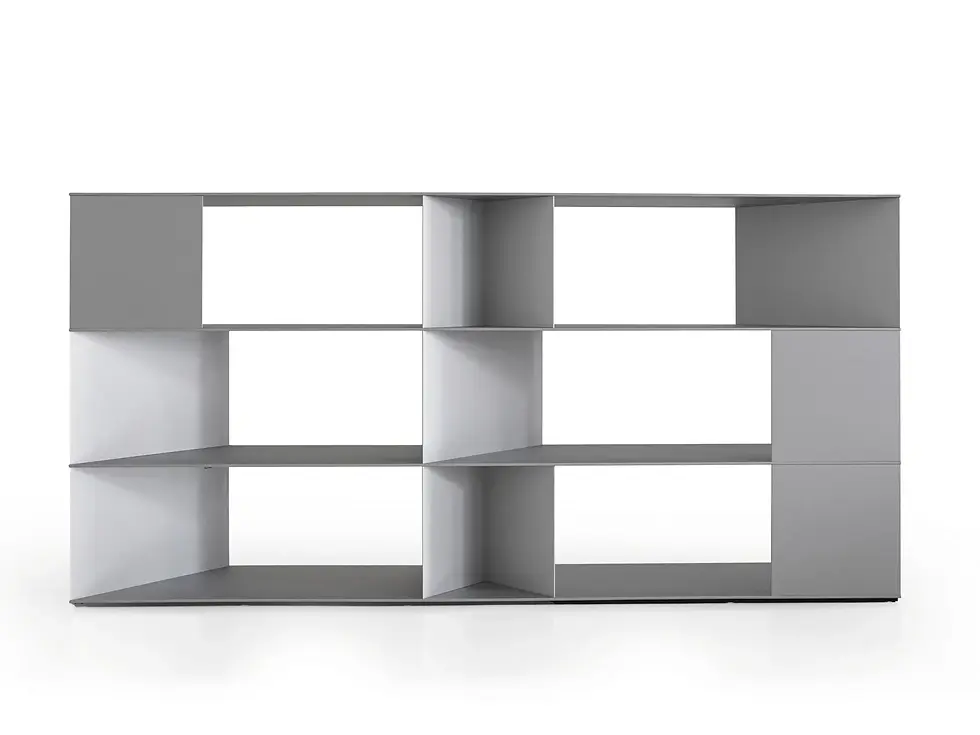 RYO Open aluminium bookcase