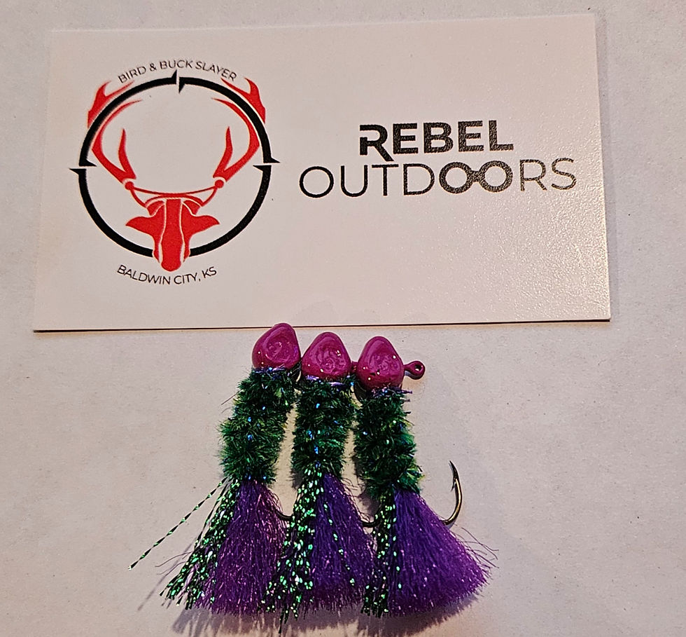 Thumbnail: Rebel Outdoors 1/16 oz Crappie Jigs