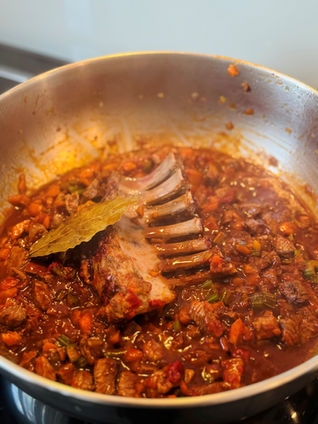 Ragù di agnello con Pappardelle