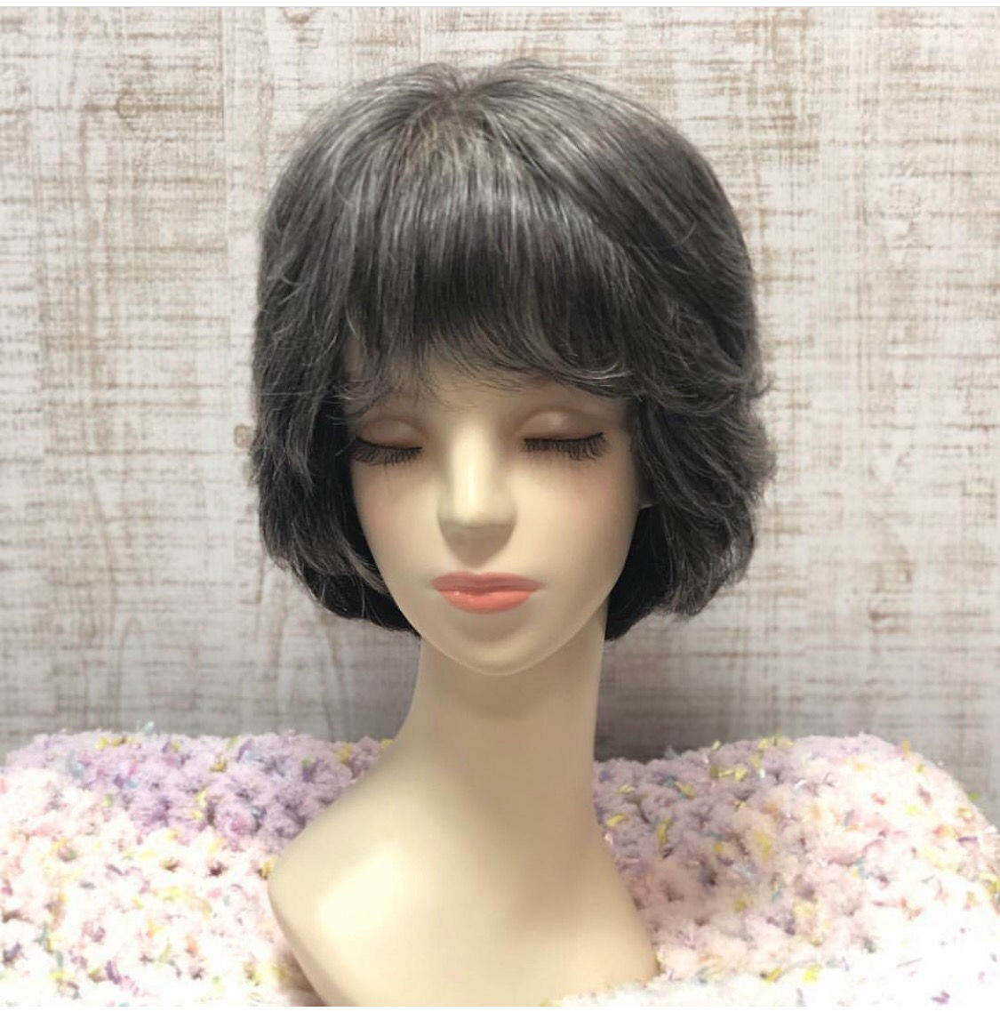 グレーショート医療用ウィッグ