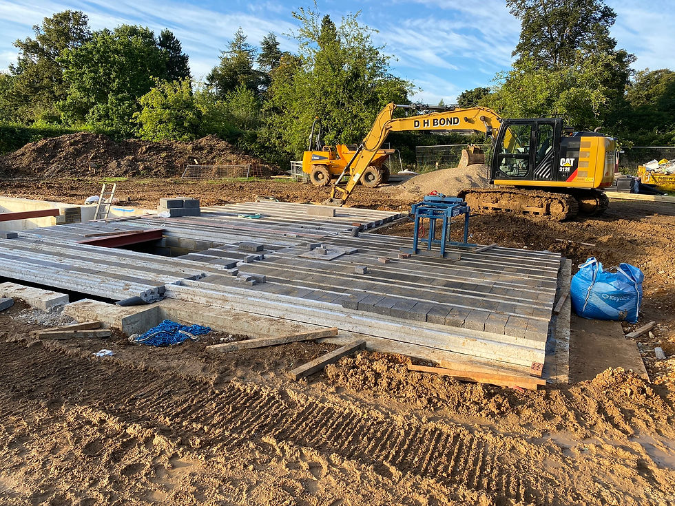 Beechwood Lodge groundworks - DH Bond Ltd