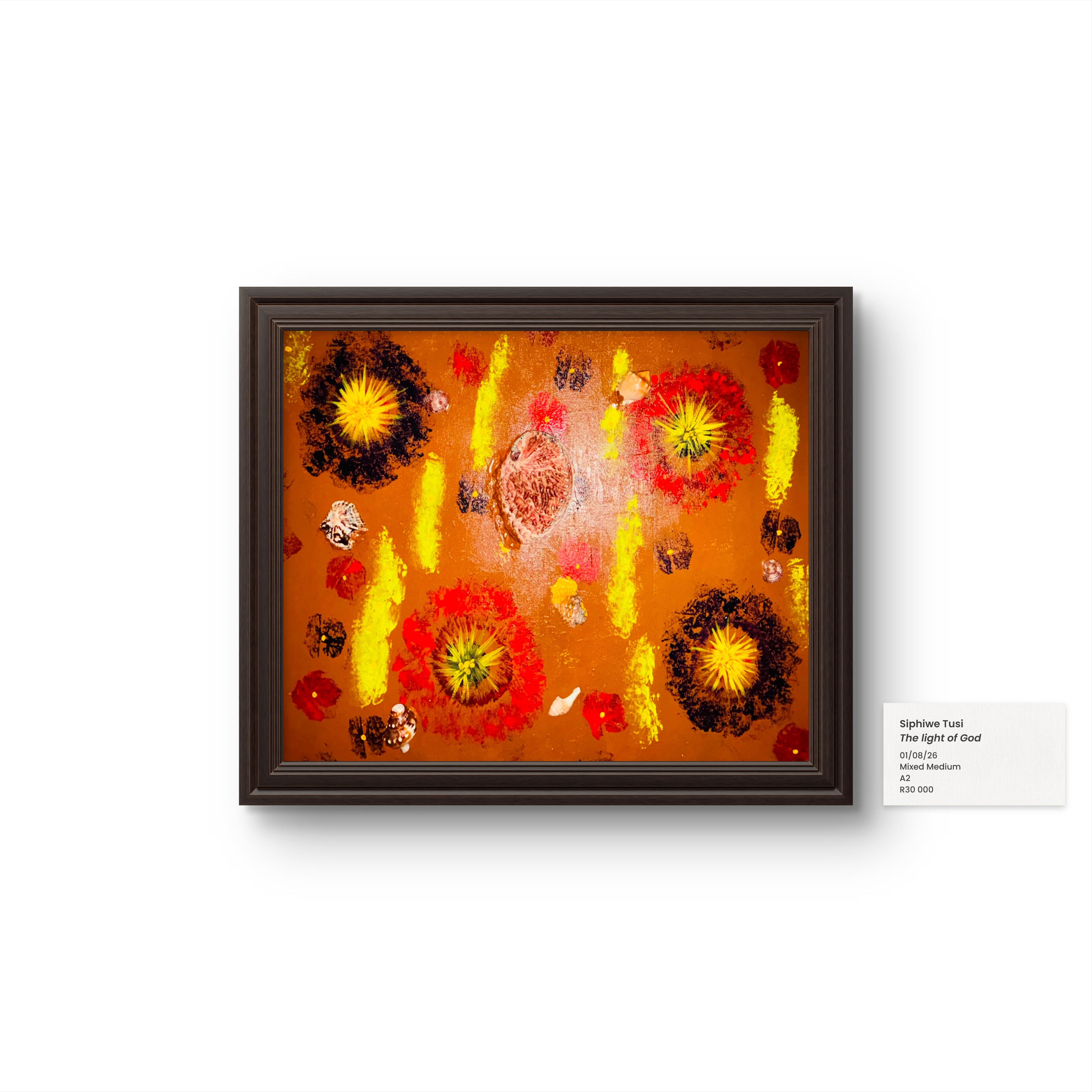 The light of God by Siphiwe Tusi - dynamic composition with vibrant colors