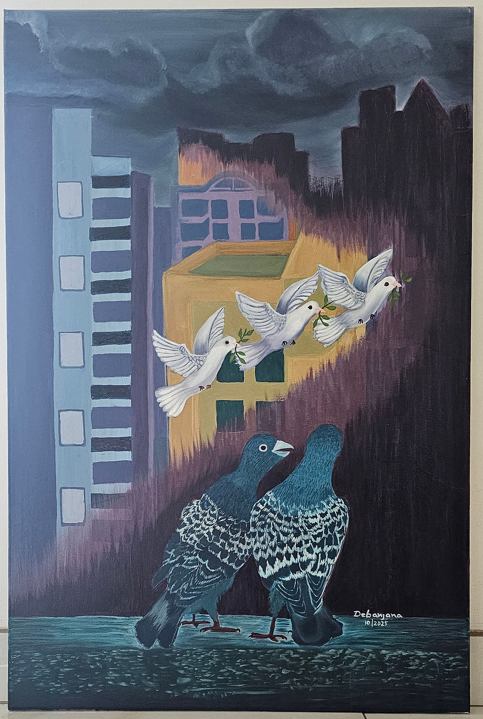 Caption Of Artwork: Bring in peace