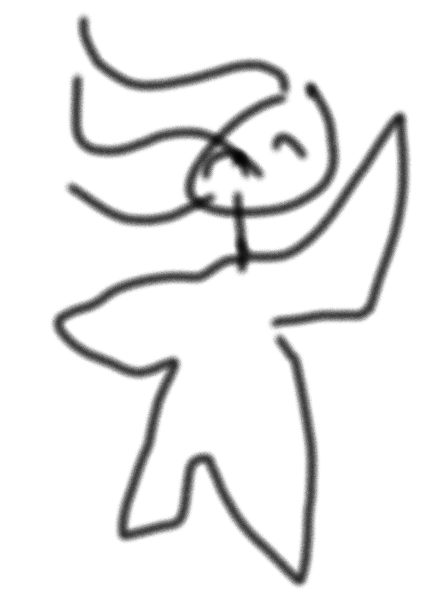 Wonder by Beng desu - simplistic line drawing with human-like figure