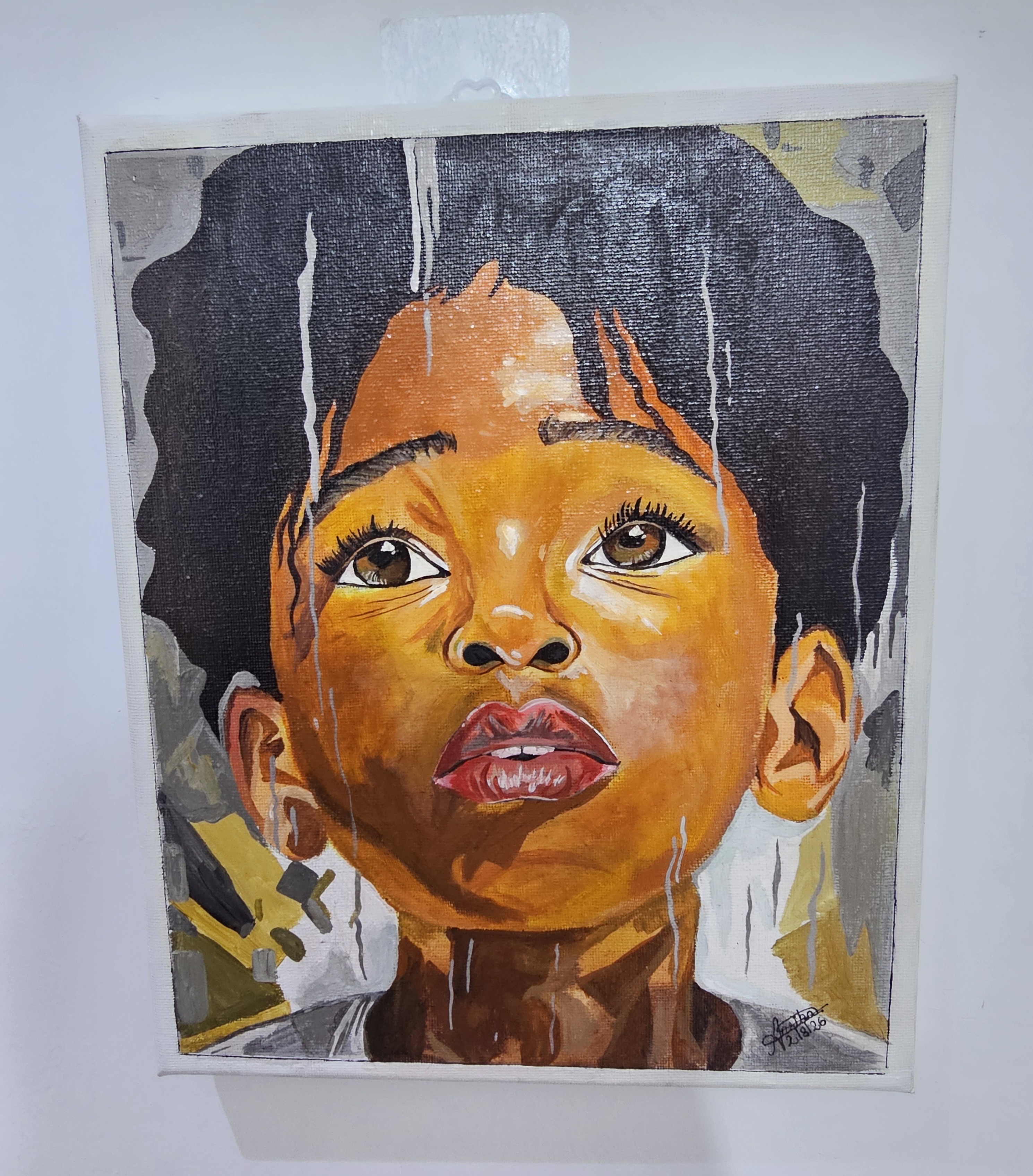 Resilience in Color by Ansika Ansu, vibrant portrait close-up