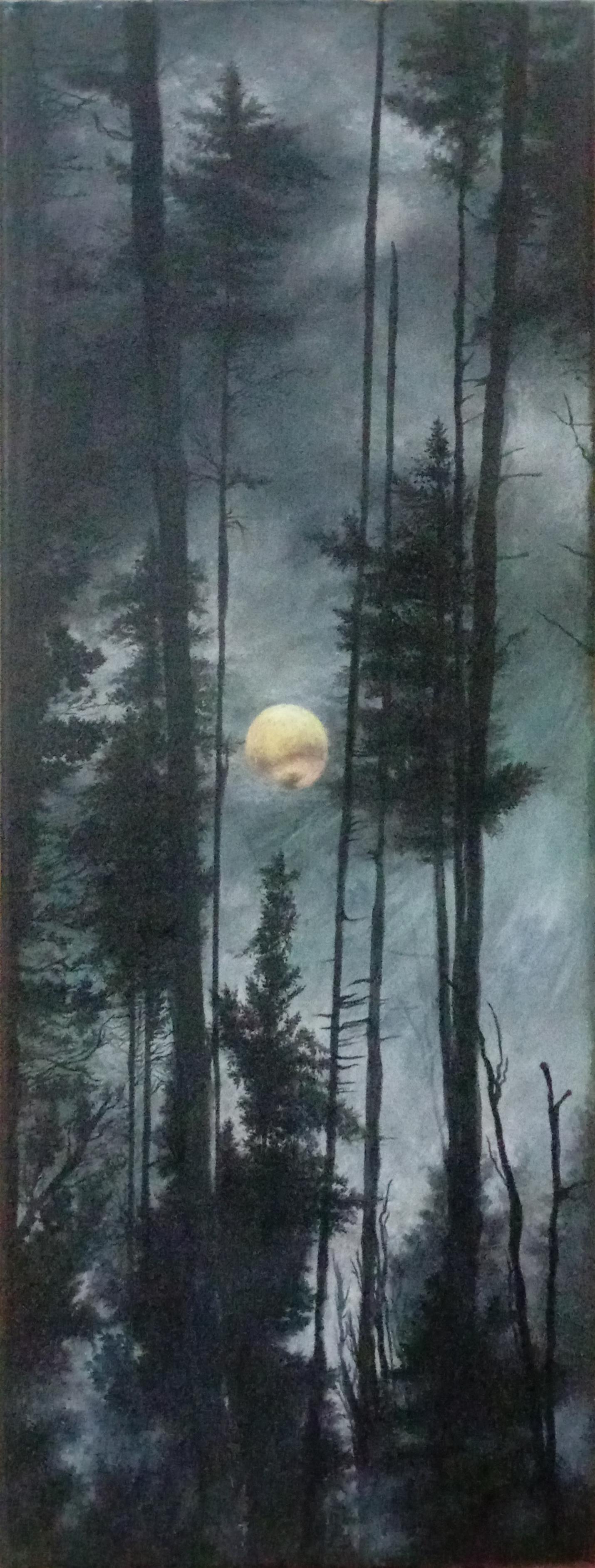 Nightmare by Vinuki Senulya Peththawadu - dense mysterious forest scene