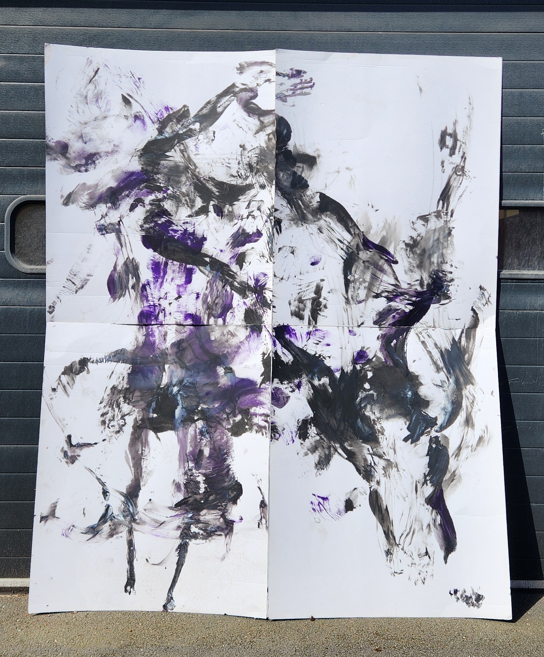 Numb by Eli Fisher featuring dynamic bodily paint strokes