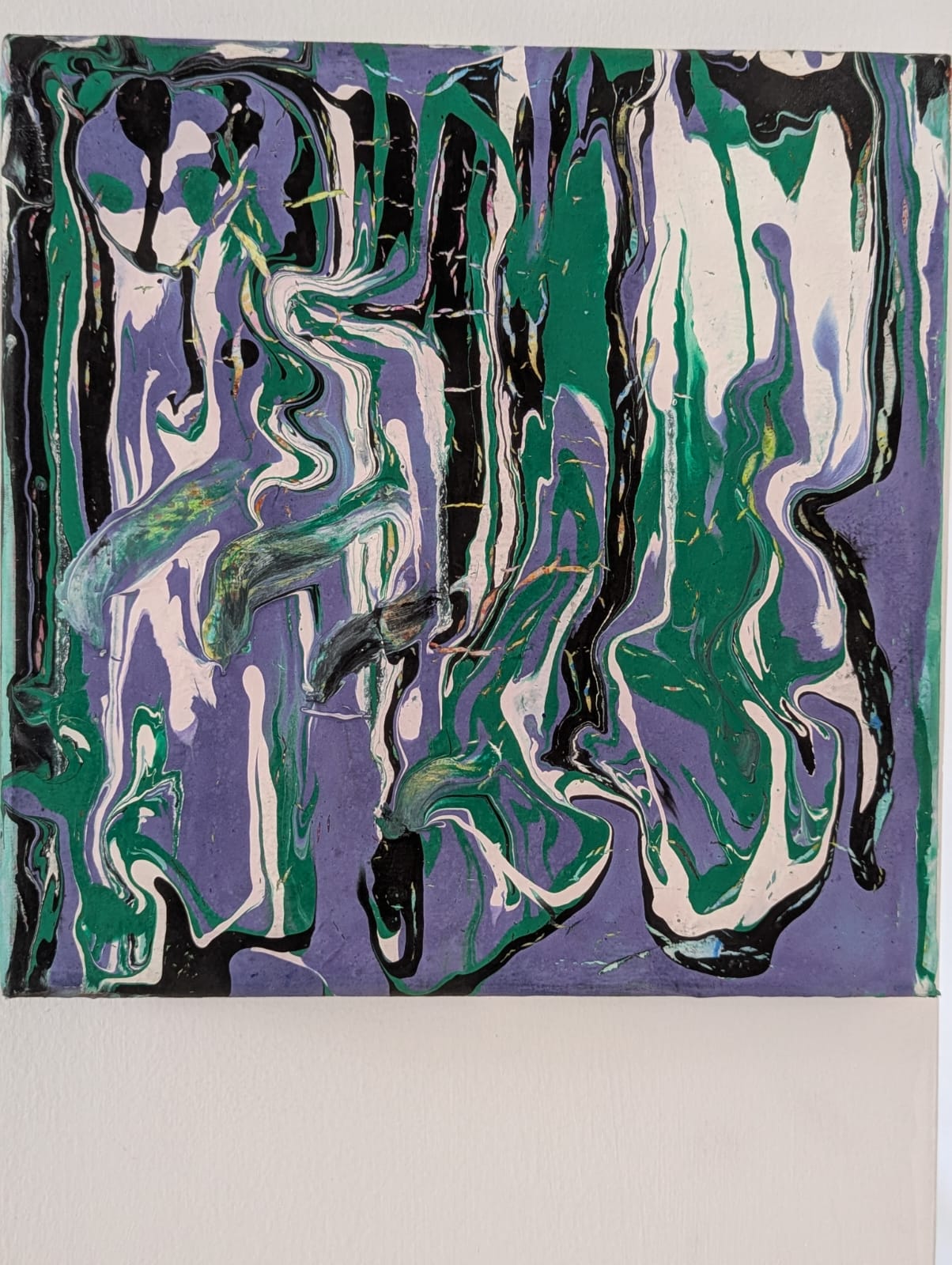 Drifting by Wishwasuriya Maya Shenara Silva, abstract composition with swirling lines and fluid shapes