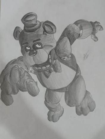 ART2 by AABAN SYED, dynamic anthropomorphic bear character in motion