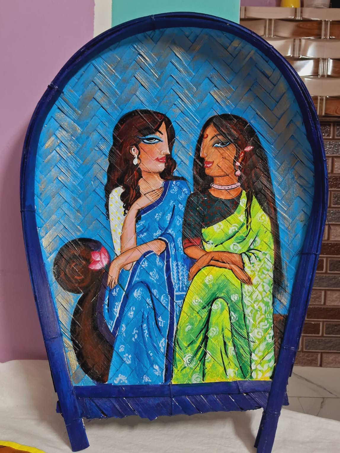 🎨 Title: “Grace in Tradition” by Rashika Modak