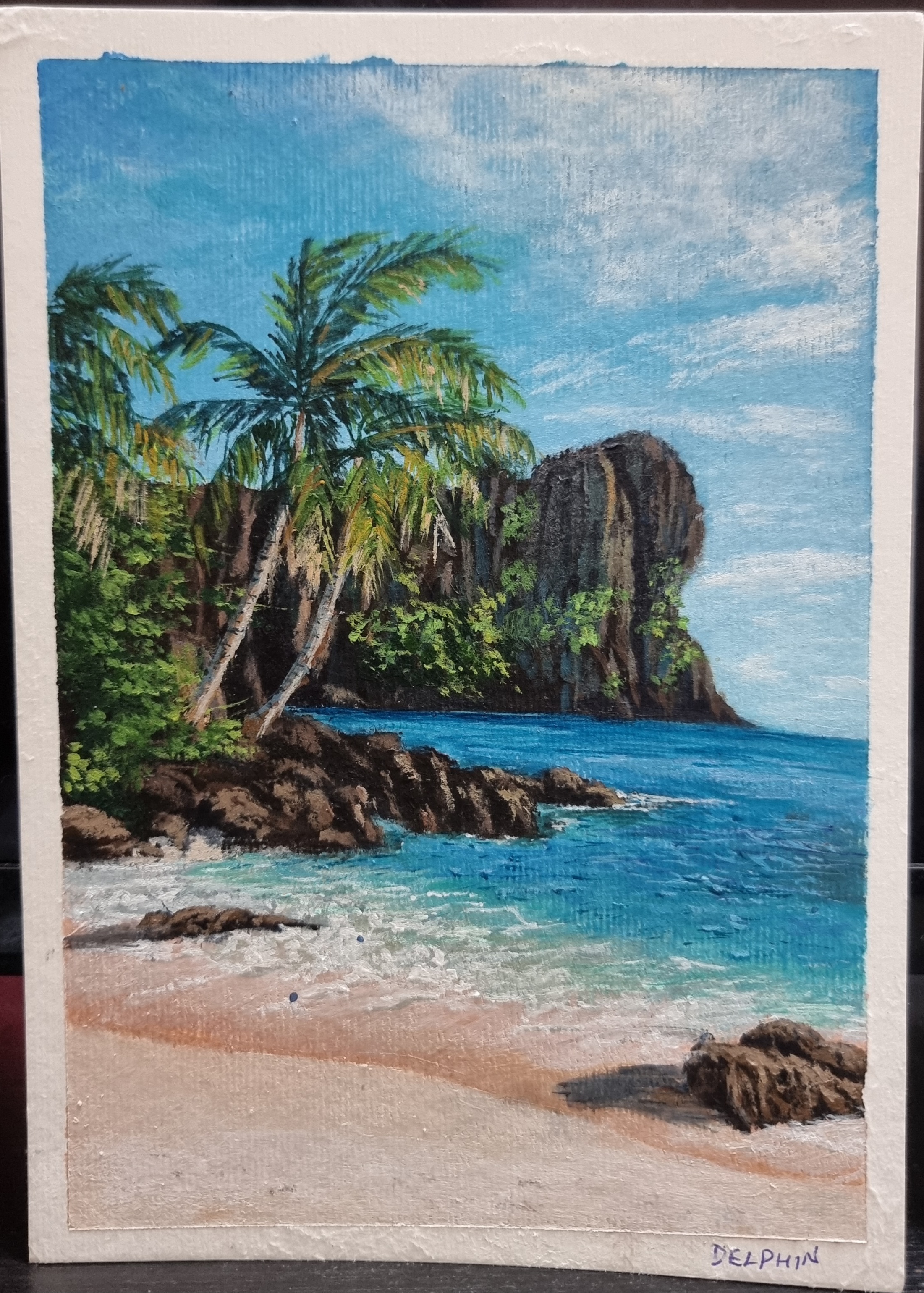Ocean's beautify by Delphin Mary Y, serene coastal beach scene