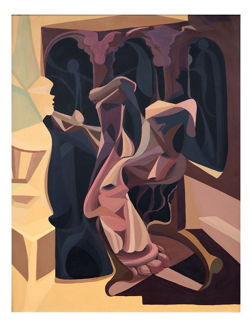 Caption Of Artwork: A believer may find mythological evidences everywhere