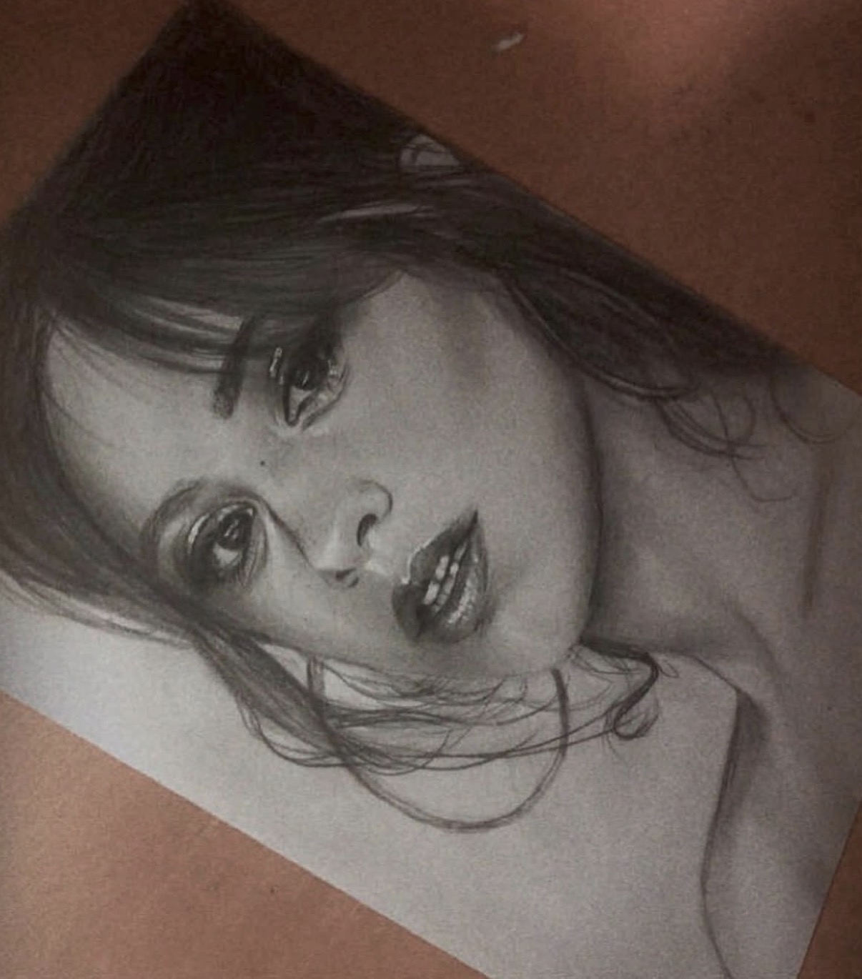 Beauty of lines by Sayumi Amarasinghe, detailed pencil sketch of a woman's face