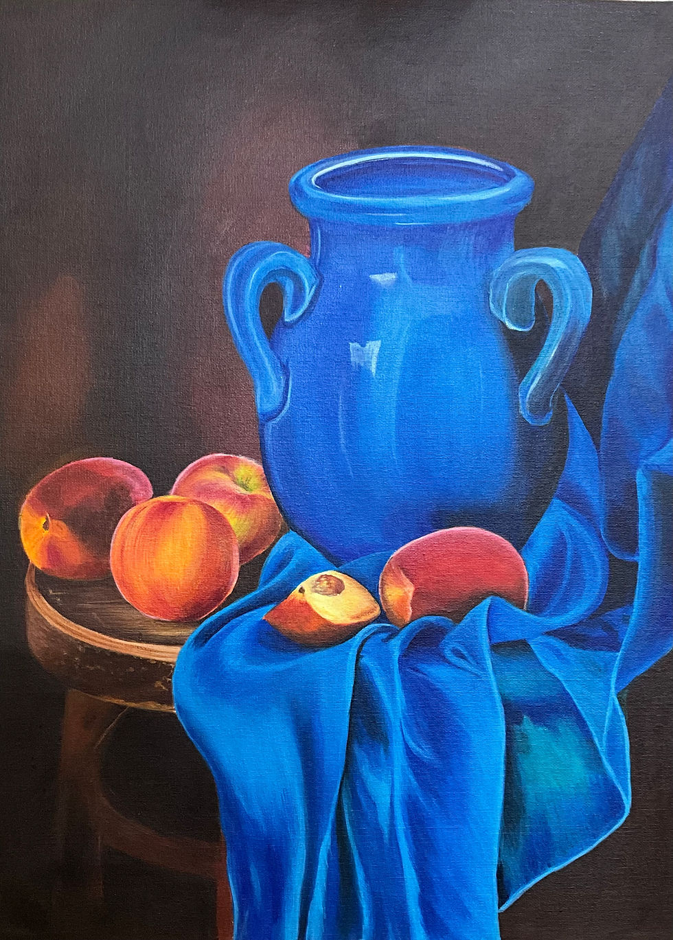 Caption Of Artwork: Still Life Acrylic painting