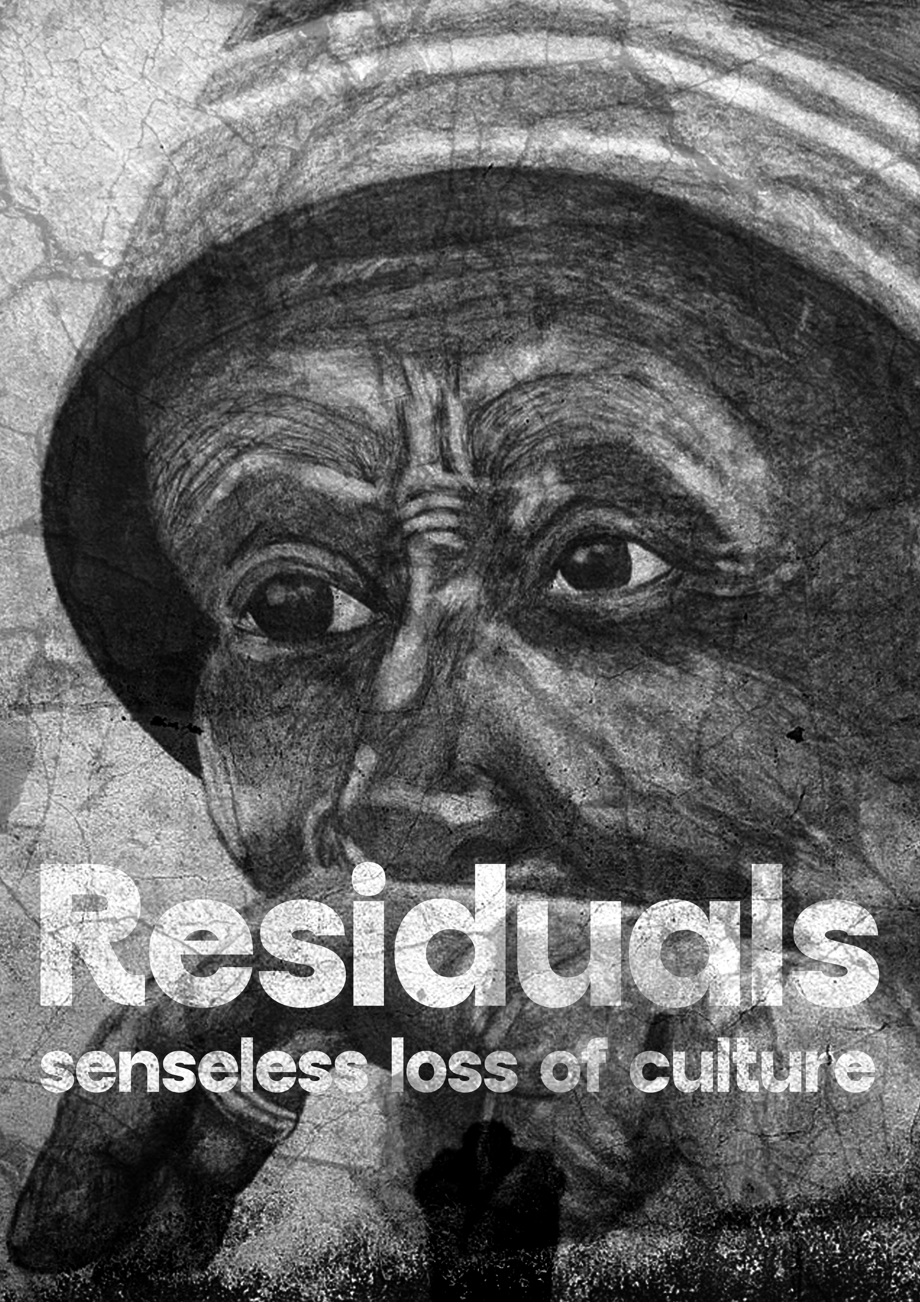 Residuals by Thabiso Mahlangu, detailed black and white portrait of an elderly person