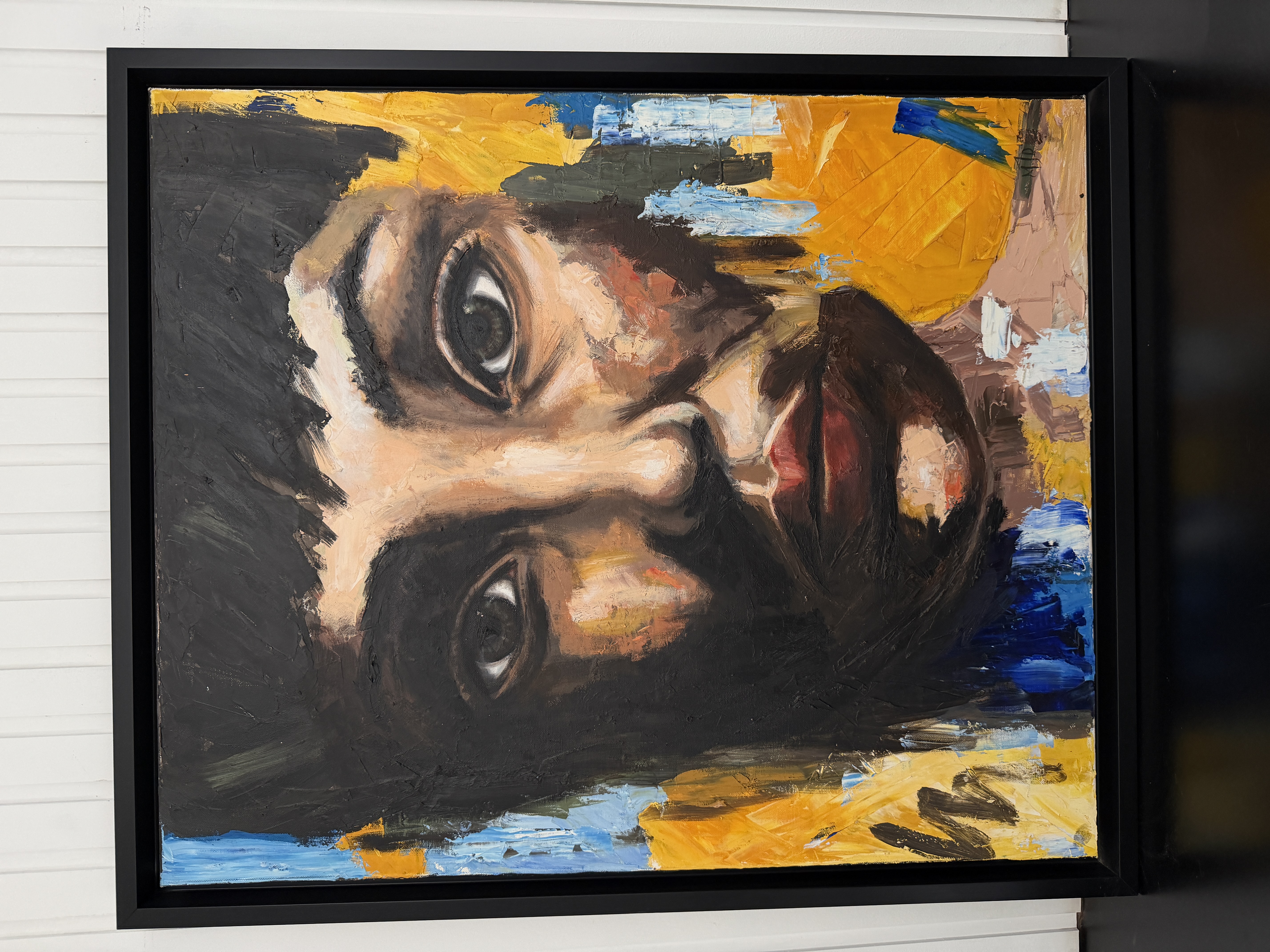 Crownless by Maricia Duvenage, portrait of woman's face with deep-set eyes
