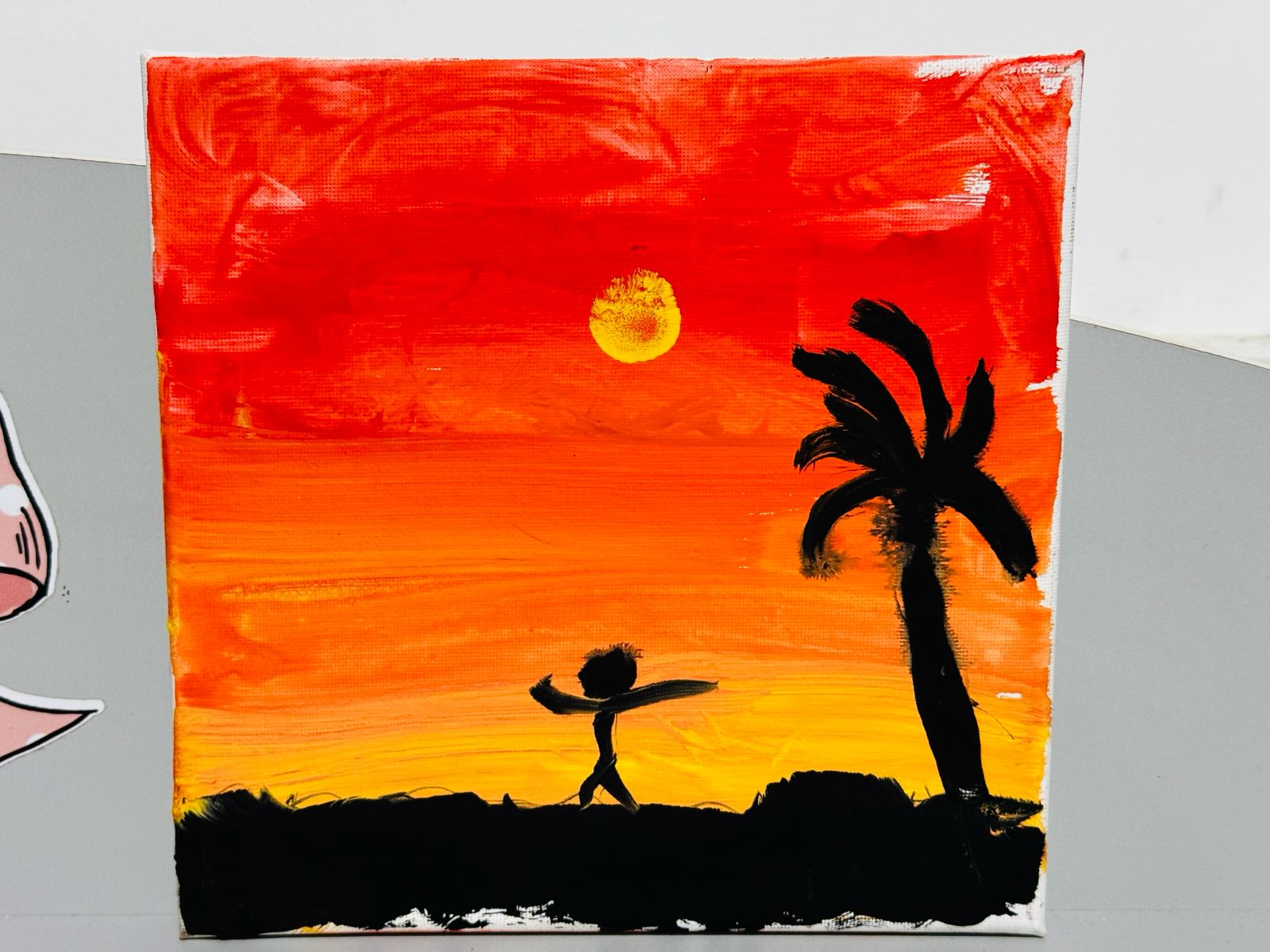 Beneath the Sunset by Al Ameen Bin Ahammed Danish, depicting a vibrant sunset scene