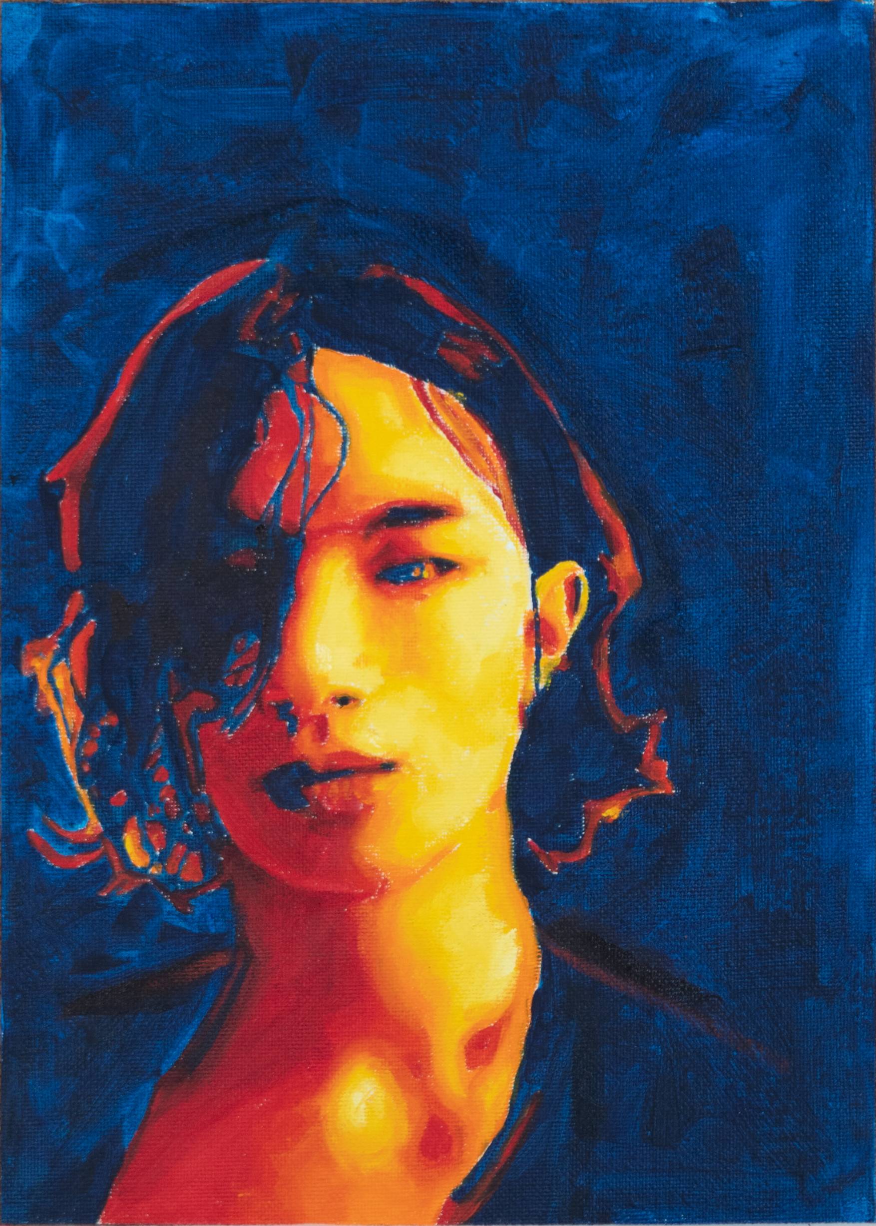 PP07 by Ayn Zijlstra - vibrant portrait with bold colors