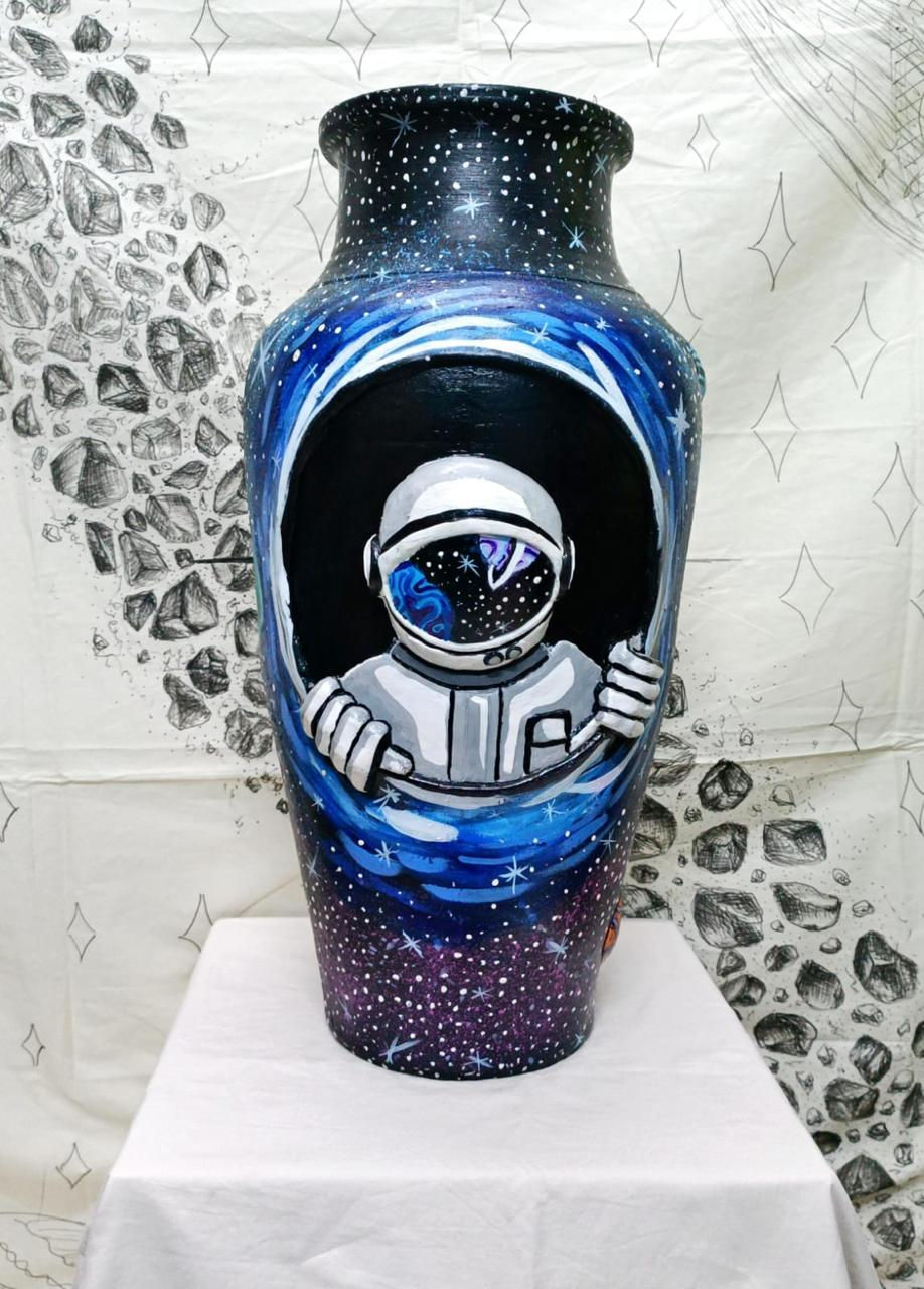 Caption Of Artwork: Through the portal of dreams, into infinity