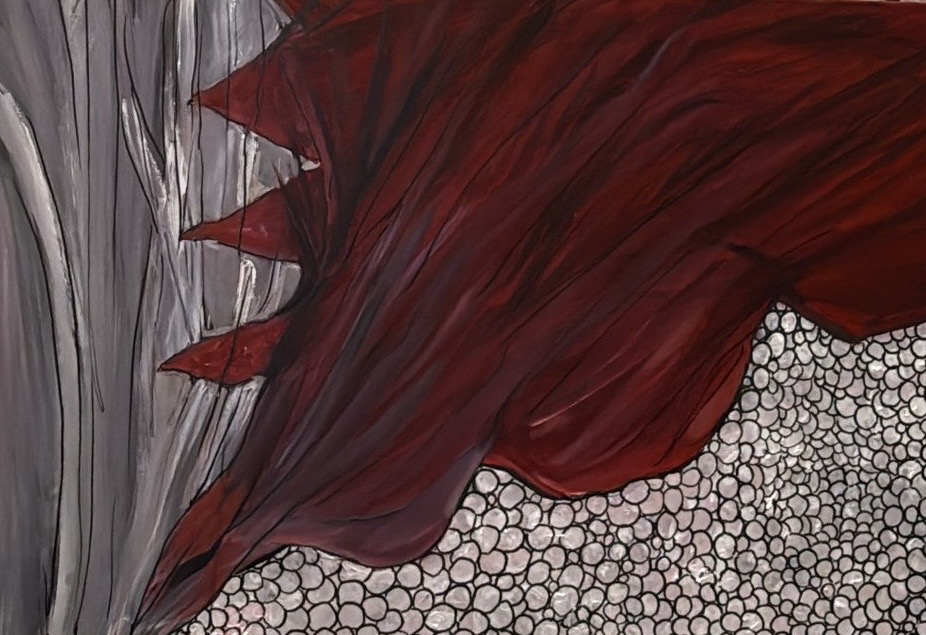 The pearl of the gulf by Rasha AL Naser, featuring Bahraini flag elements